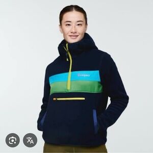Cotopaxi Fleece Hooded Half Zip Jacket